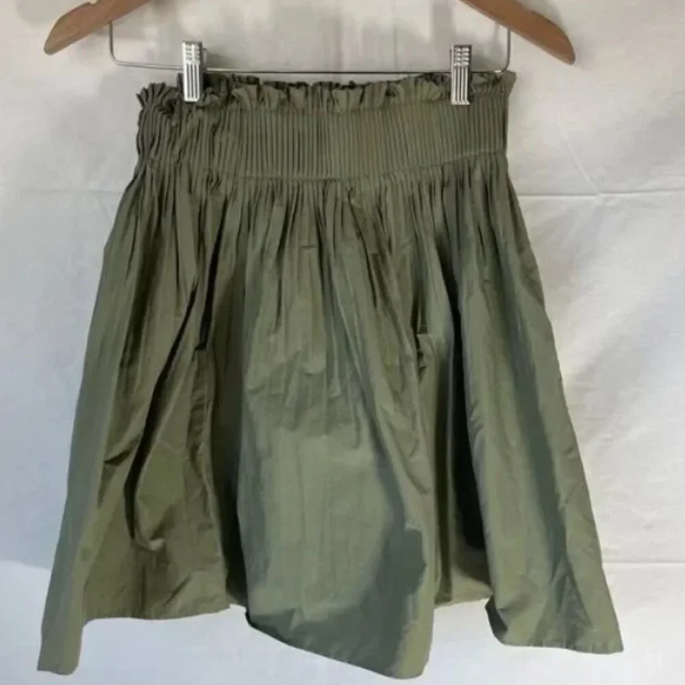 Zara Olive Green Skirt - Picture 3 of 6